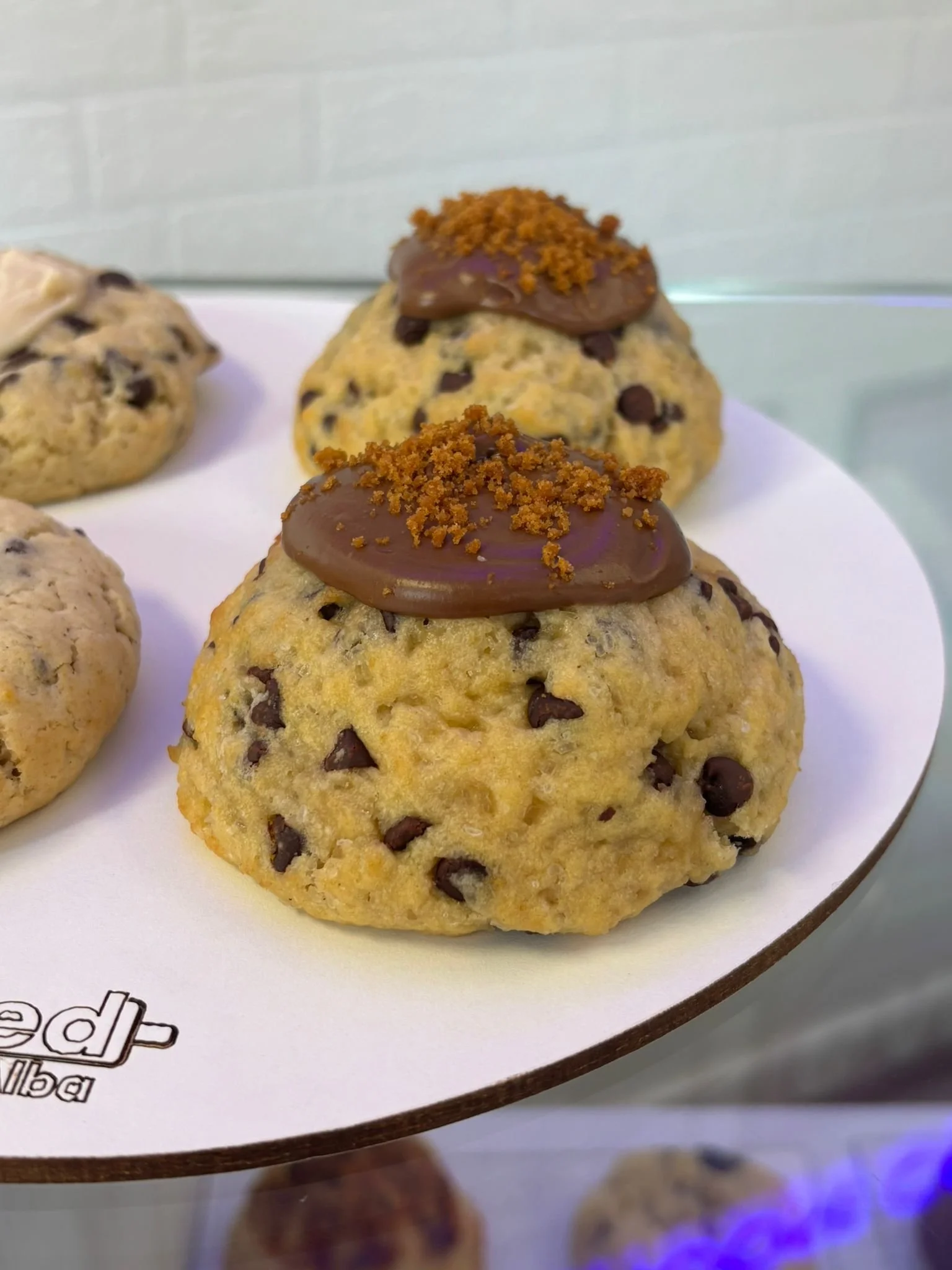 VEGANA | Lotus Biscoff & Nutella cookie