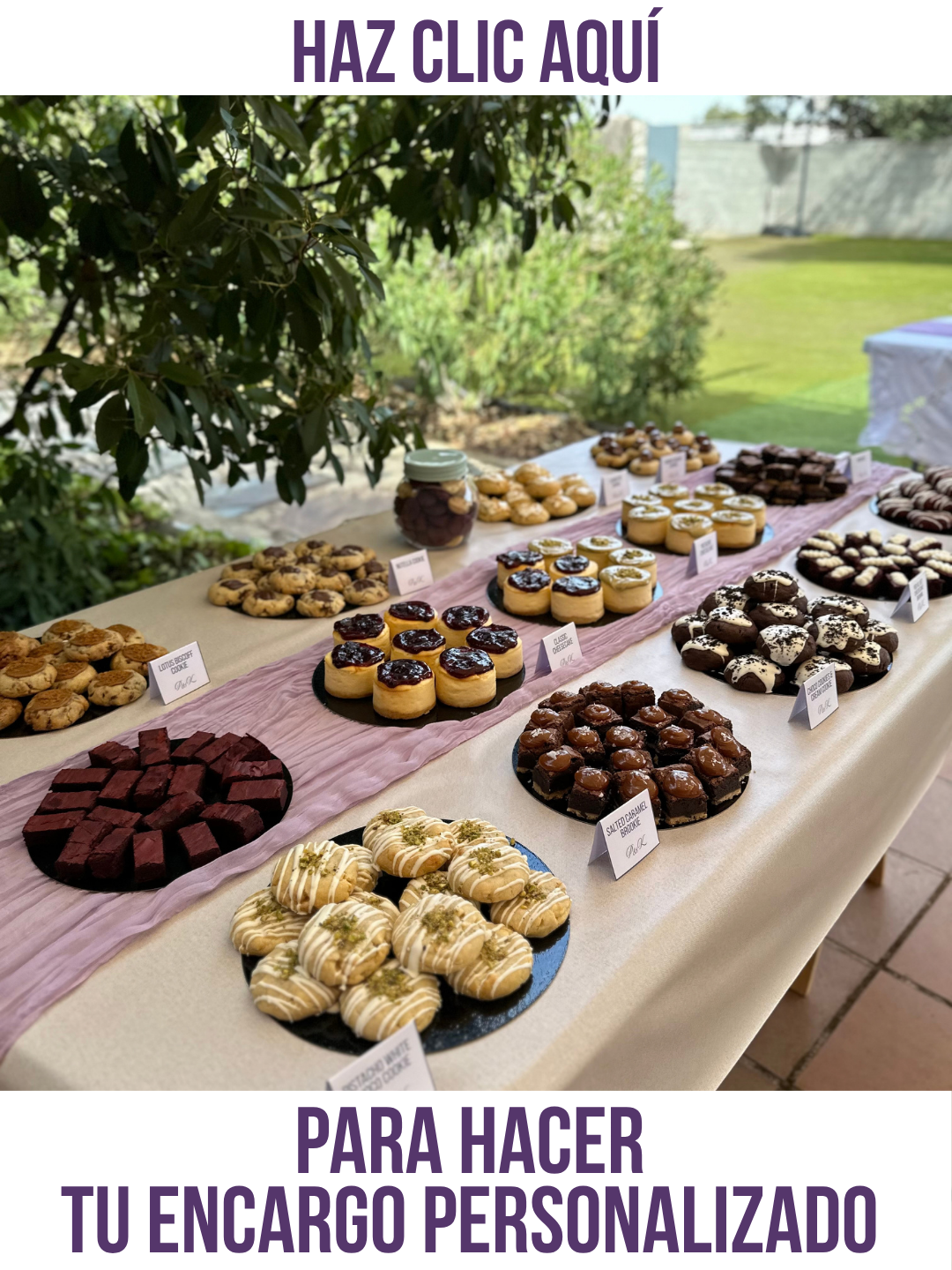 Mesas dulces Baked by Alba