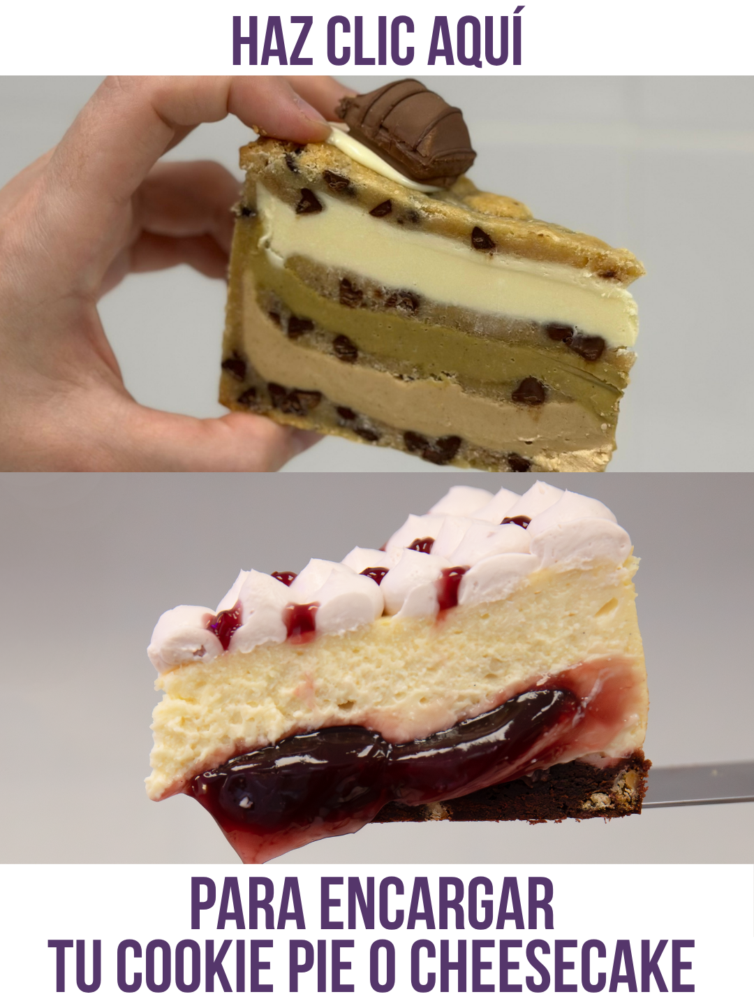 Cookie Pie Cheesecake Baked by Alba