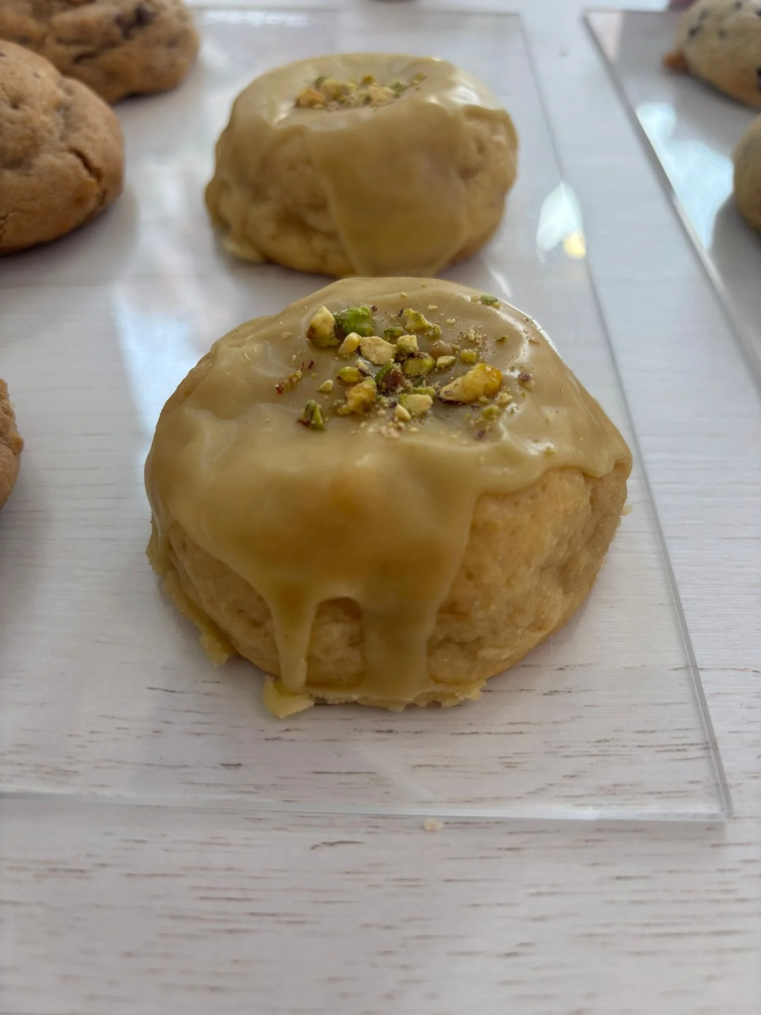 Pistacho donut cookie