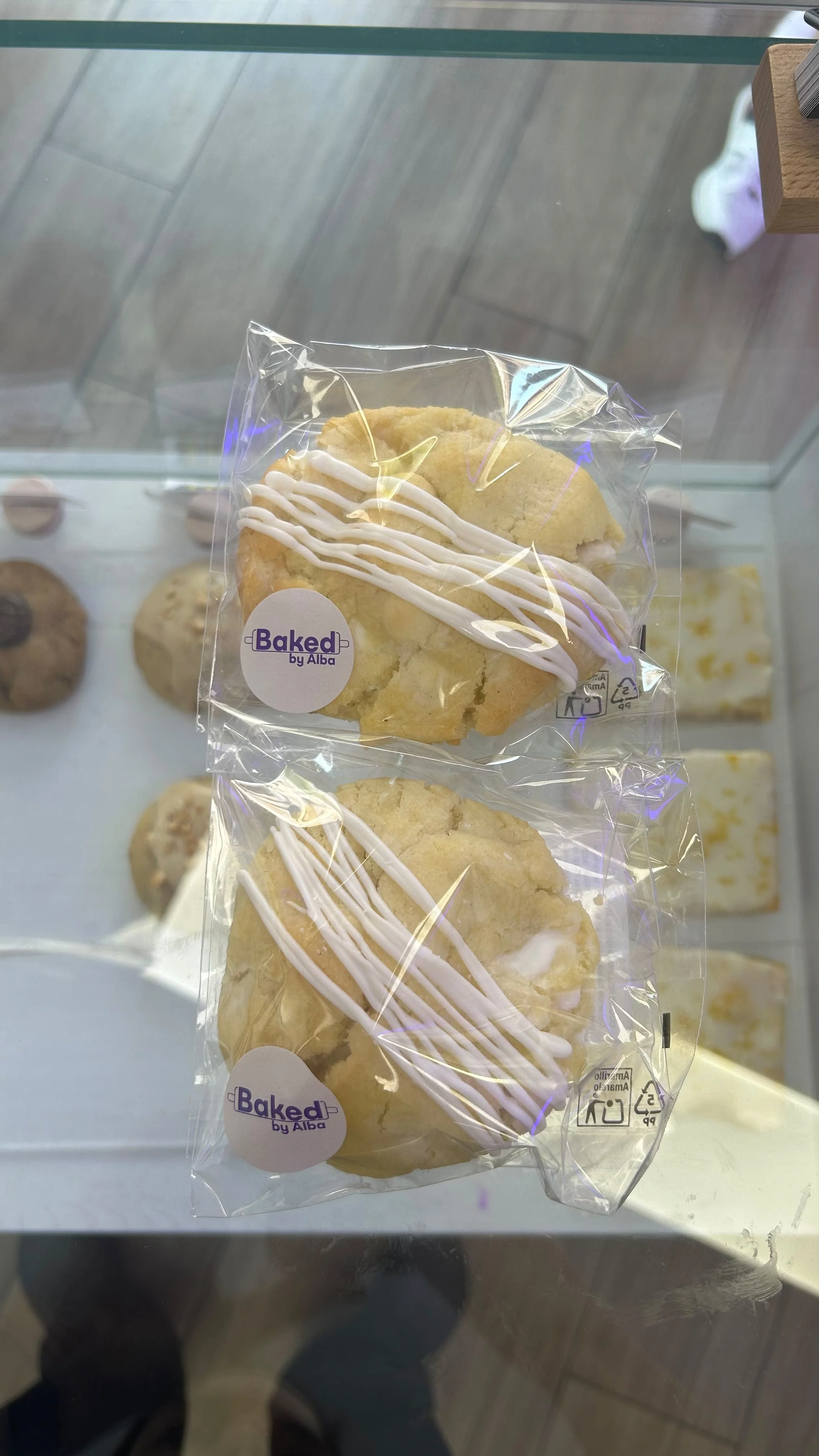 SIN GLUTEN | White choco cookie