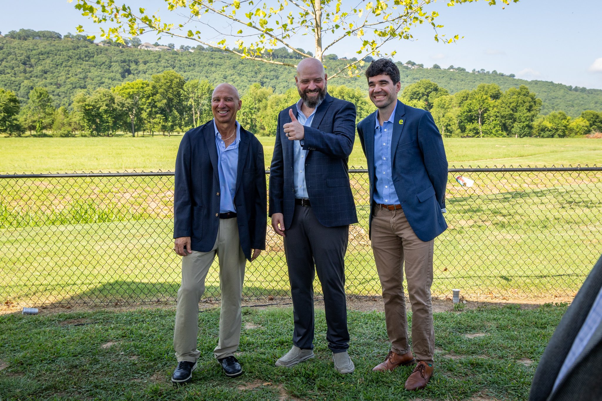 (L to R) David Garcia with the EPA, AAEA Member Joshua Robinson with the City of Fort Smith, AAEA Member Parker Higgs with Entegrity.