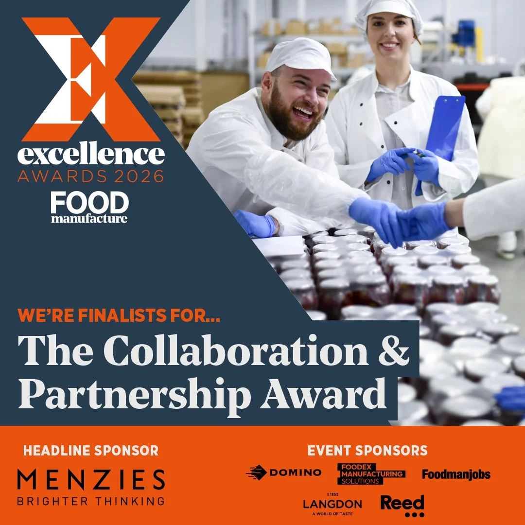 We’re very proud to share that The Food Incubator has been named a finalist in the 2026 Food Manufacture Excellence Awards in the Collaboration and Partnership category for our work with innovative food brand ChicP.🥳
This partnership brought