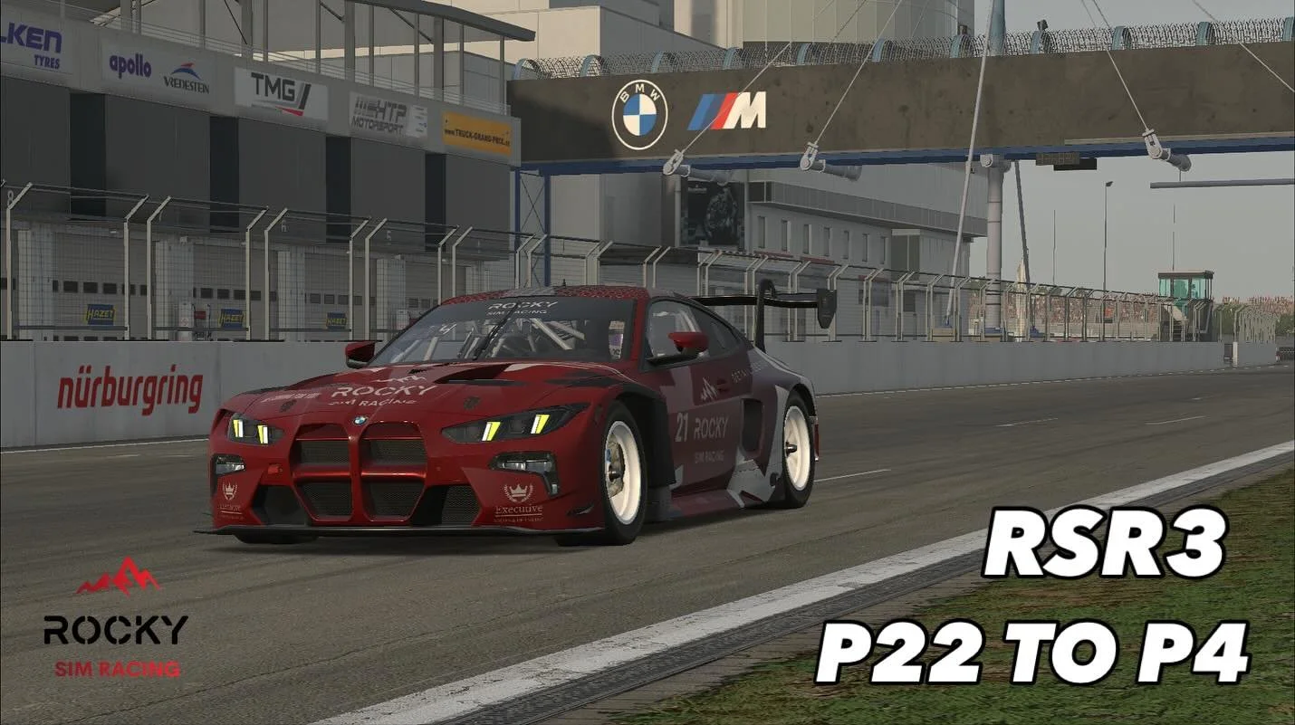 @iracingofficial NEC Round 7 is over! Big weekend for Rocky Sim Racing going in with 3 cars.

RSR3 with @ewyn72 @andrewbrook in the seat, drove consistent and with race pace. Put them in a P4! Great driving guys!

RSR2 driven solo by @thekcamacho, 4 