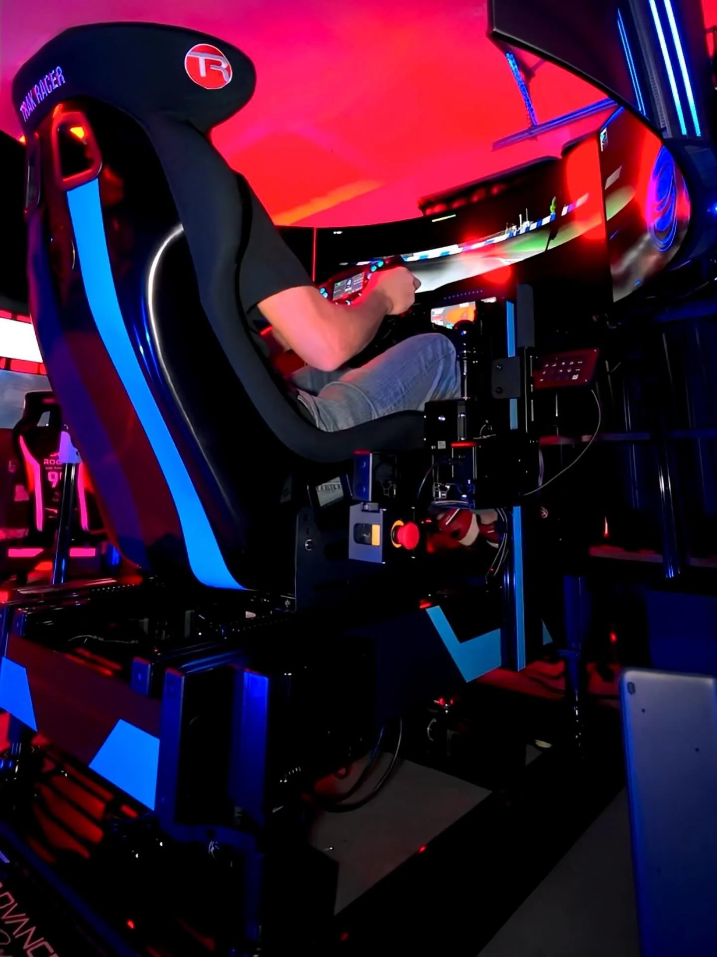 Turnkey Simulators delivered to you, DM us to get started on your dream racing simulator build today! 

🏁 DARKest Racing Simulator Gear:
@advancedsimracing Pro Chassis, Monitor Stand &amp; More!
@advancedsimracing traction loss &amp; sway in partner