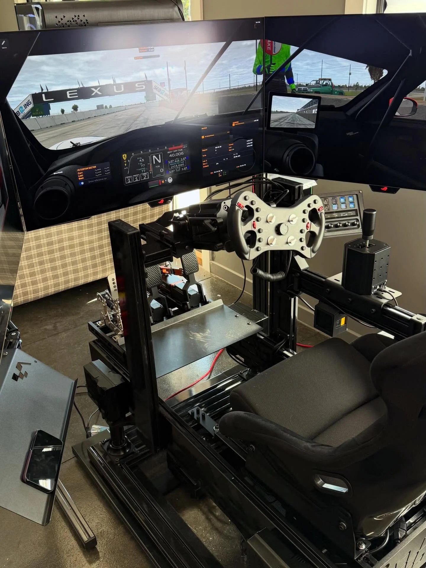 🏁 Recently completed a unique simulator, the customer came to us for a traction loss platform from @advancedsimracing @dboxtech and while we were installing that, other issues were &ldquo;seen&rdquo; and we proceeded to order a new ASR Pro chassis f
