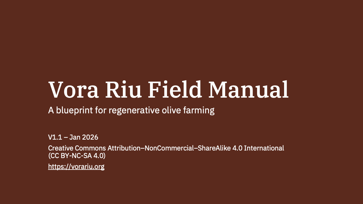 Vora Riu Field Manual v1.1