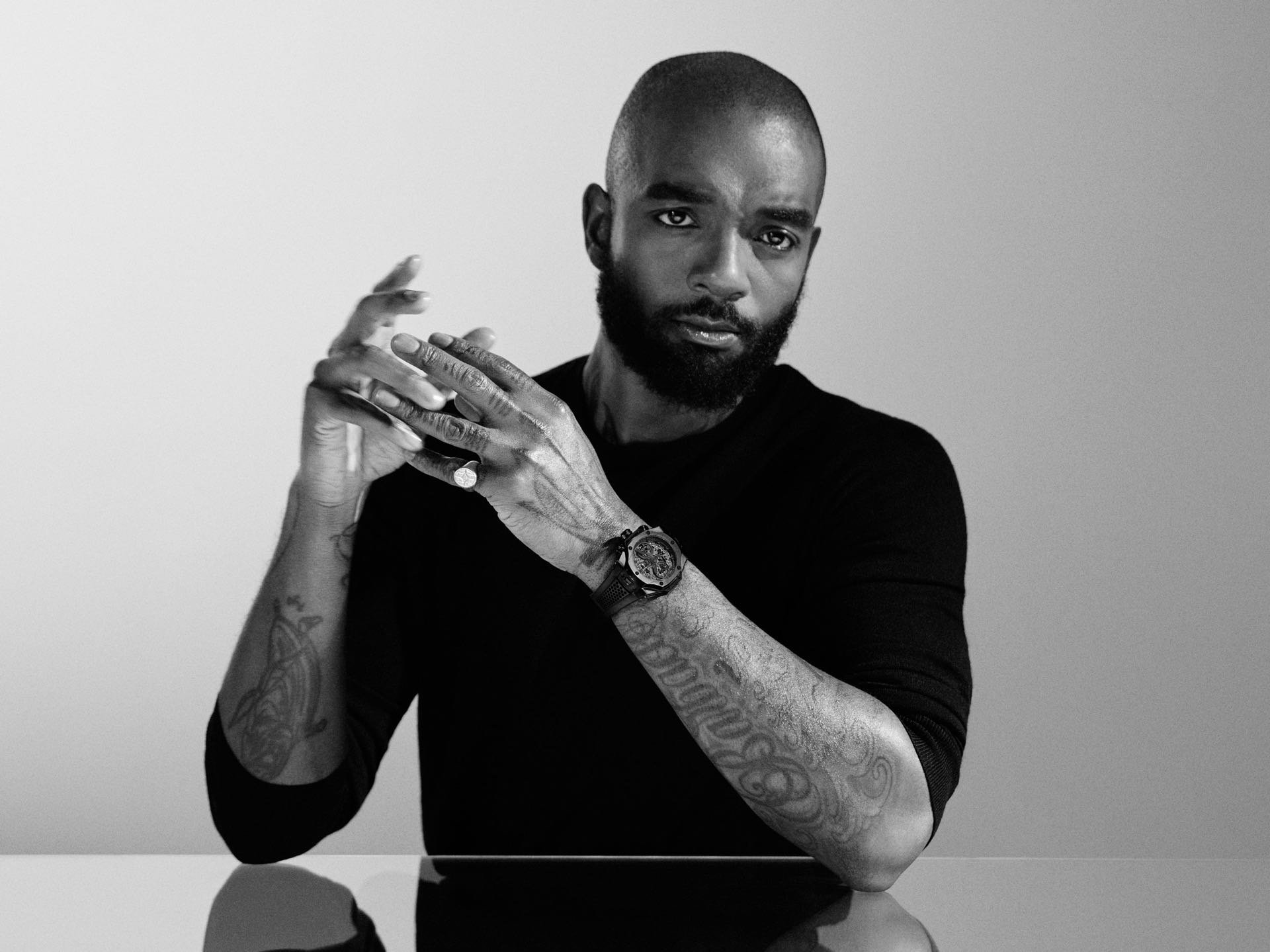 HUBLOT_SAMUEL ROSS WEARING THE BIG BANG UNICO SR_A