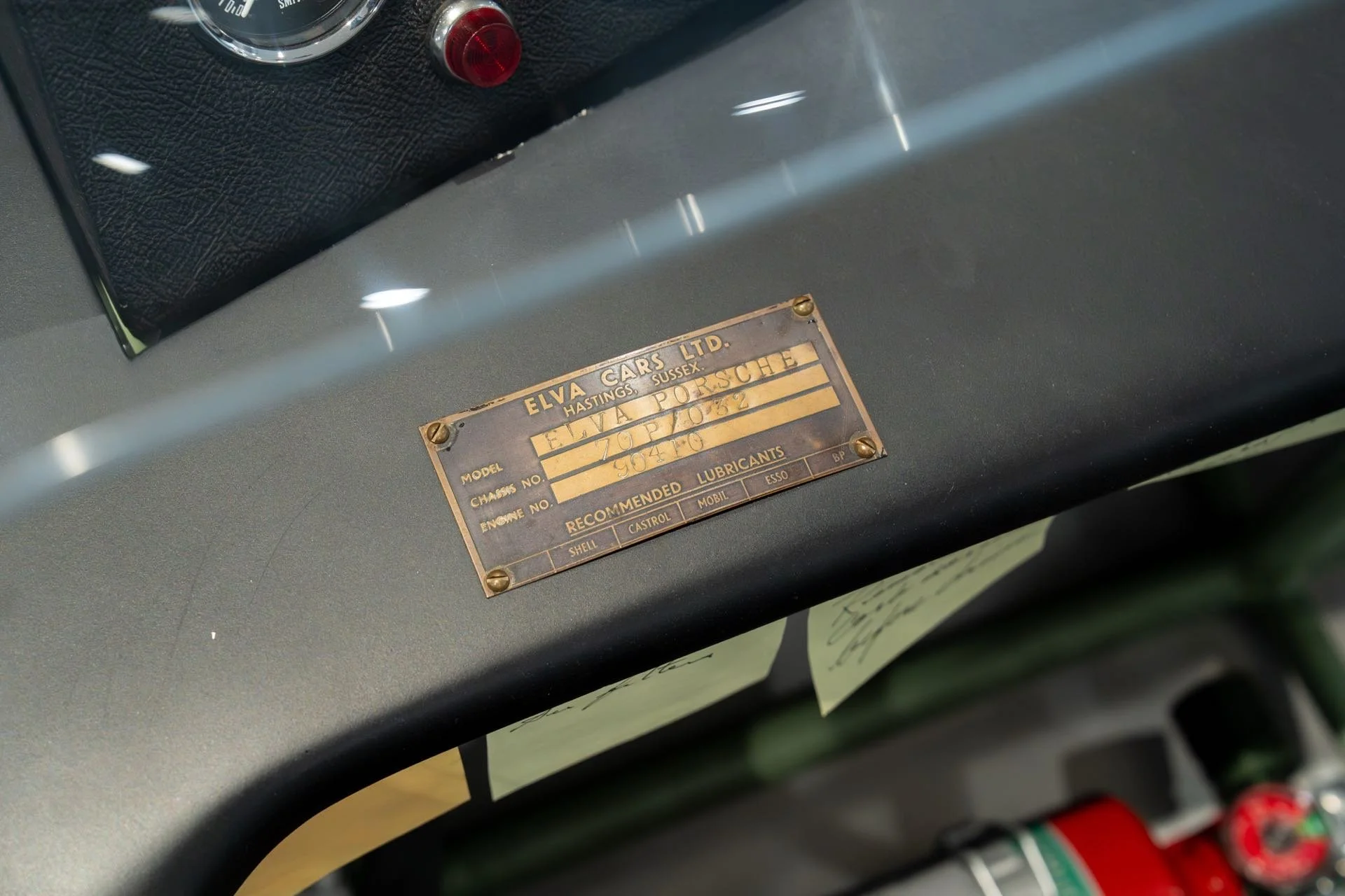 Elva Porsche Mk VII S Chassisnummer