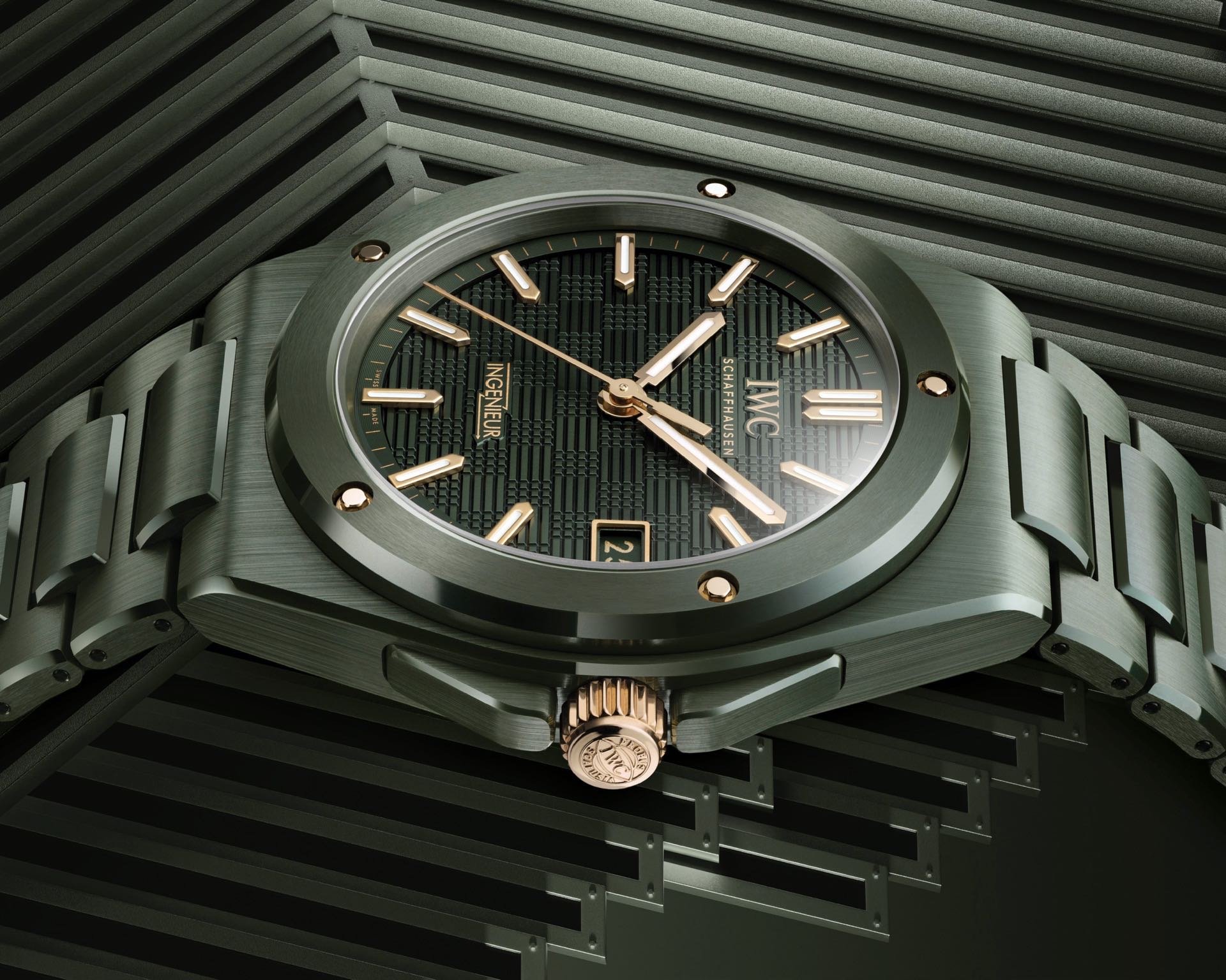 IWC Ingenieur Keramik grün Mood