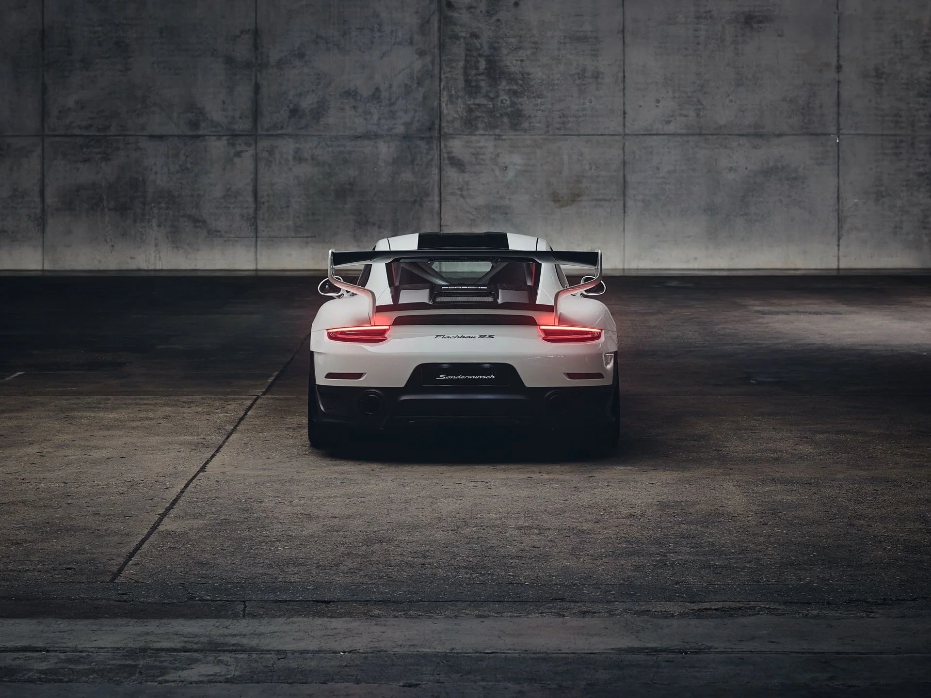 Porsche Flachbau RS Heck