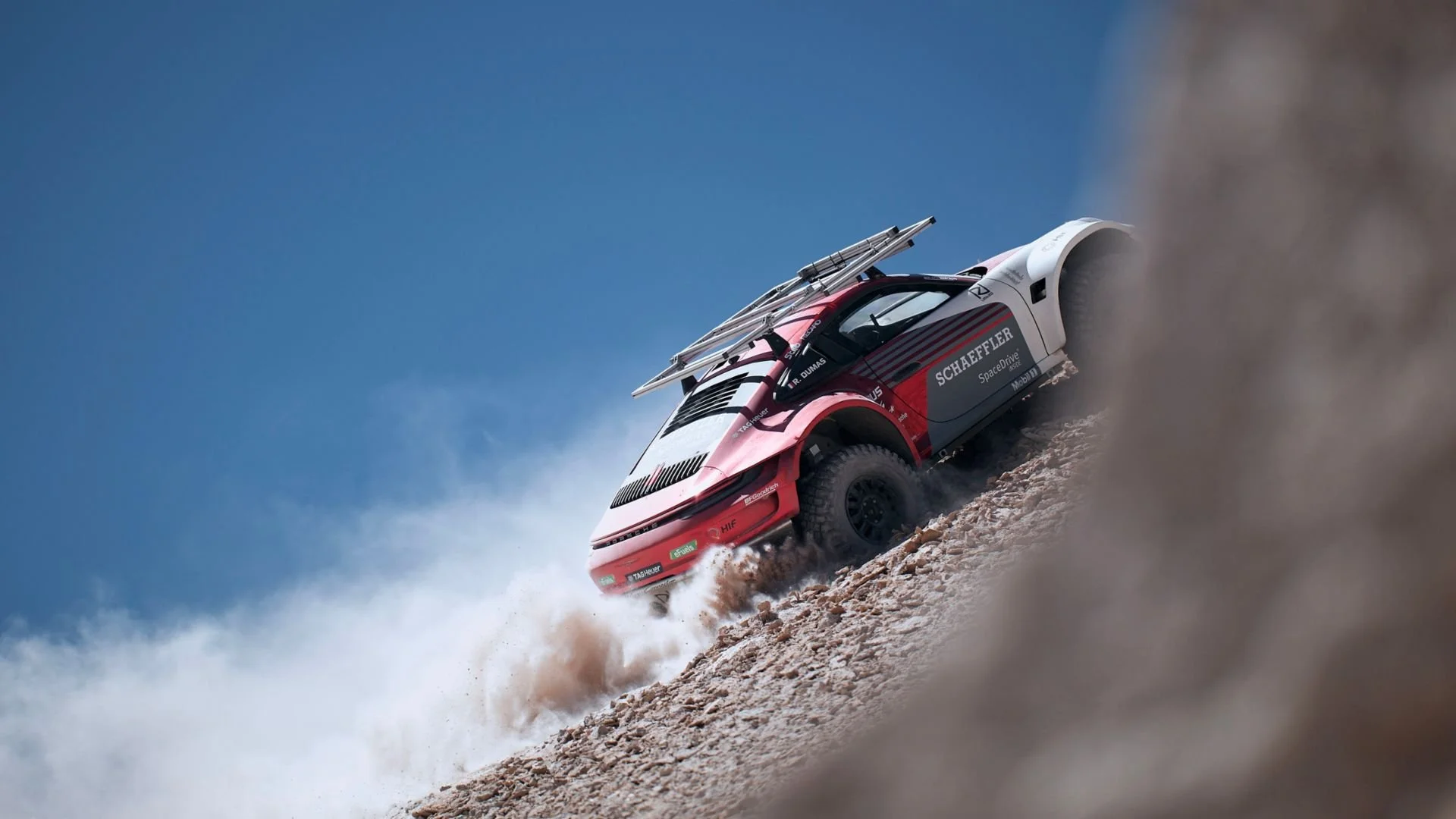 Porsche 911 Höhenrekord Chile Schotterhang