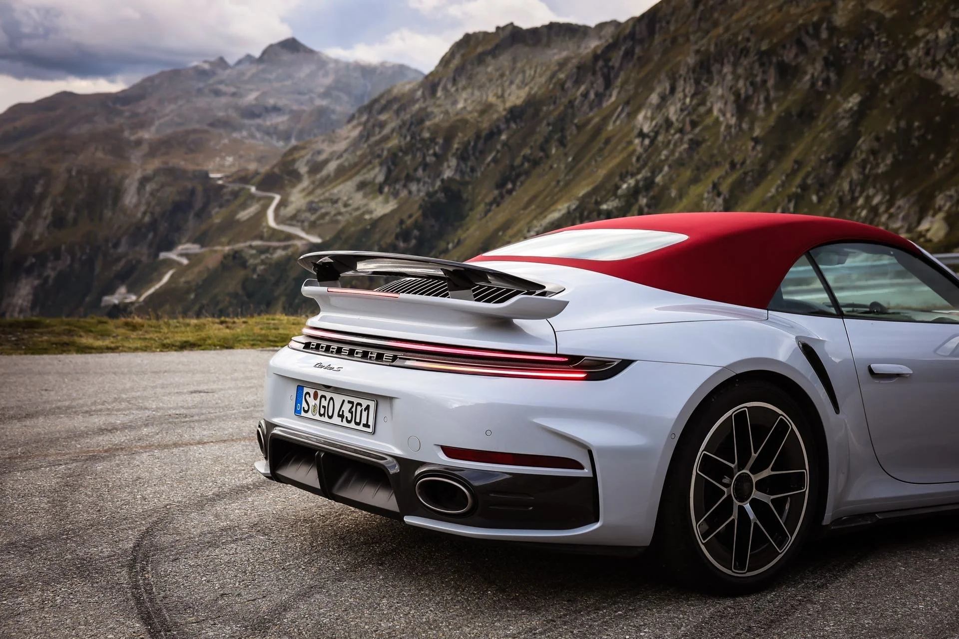Porsche 911 Turbo S Cabrio Test Heck