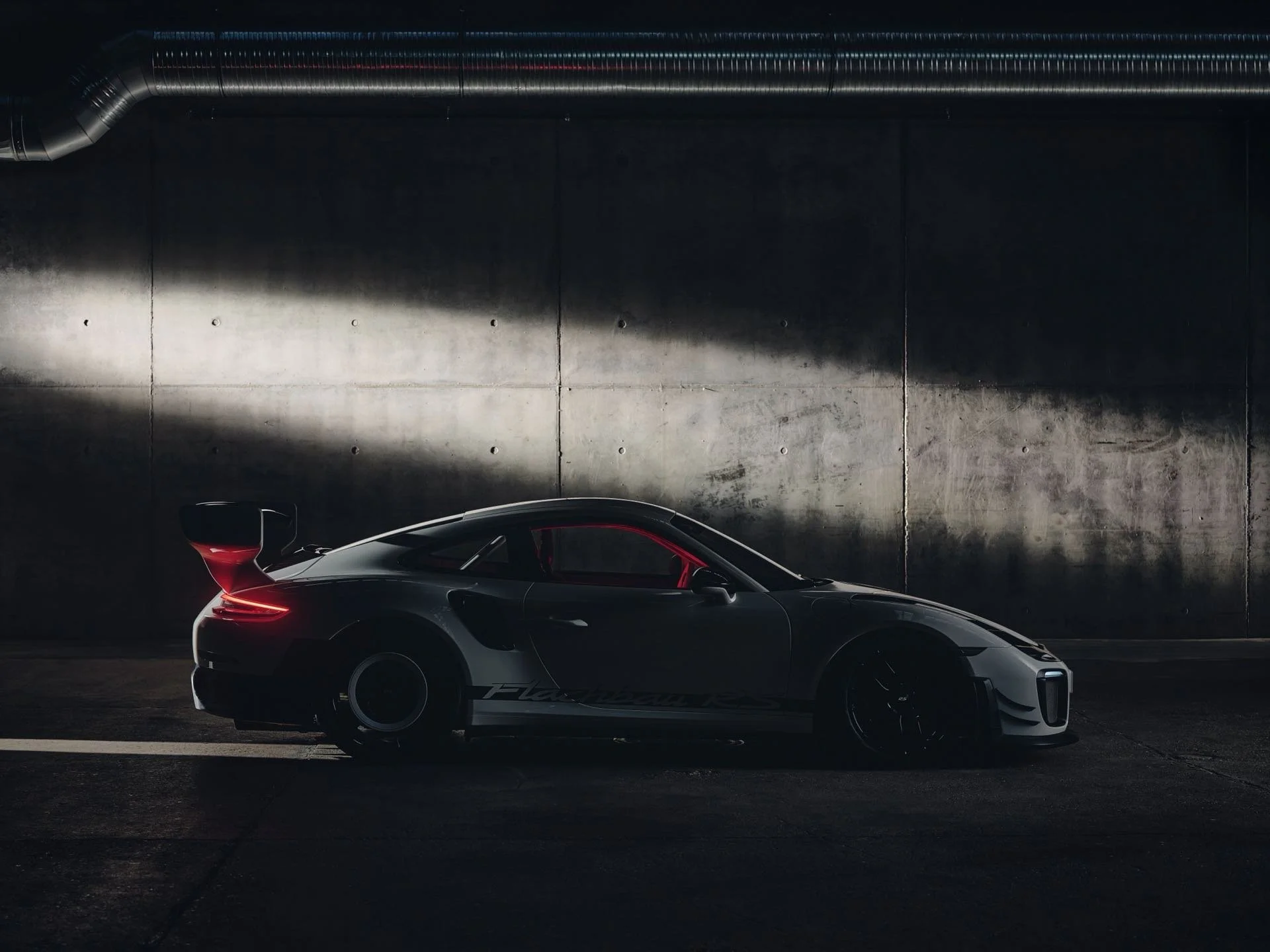 Porsche Flachbau RS Seite