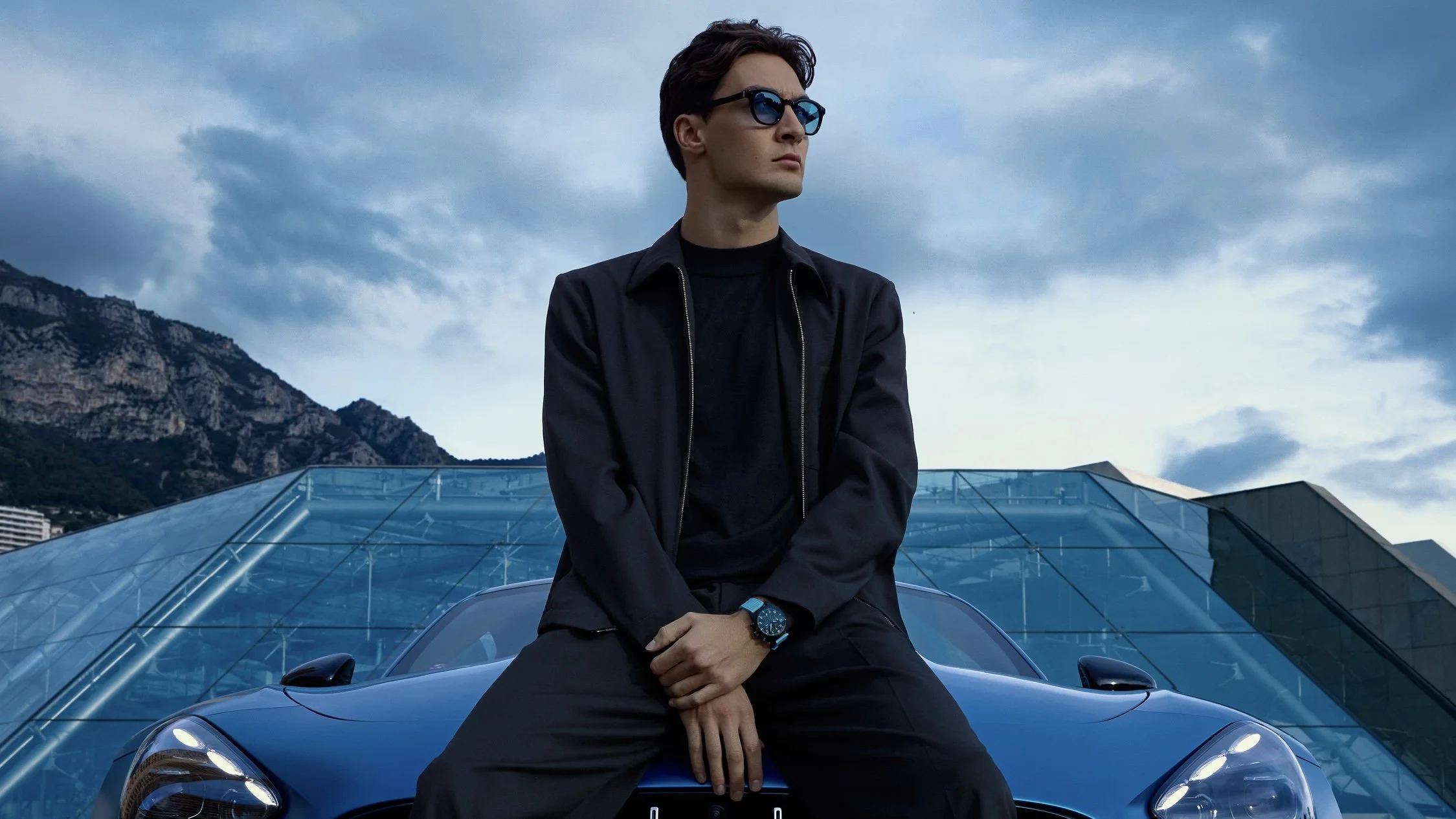 IWC Pilot's Watch Chronograph 41 George Russell: Schwarz und Blau