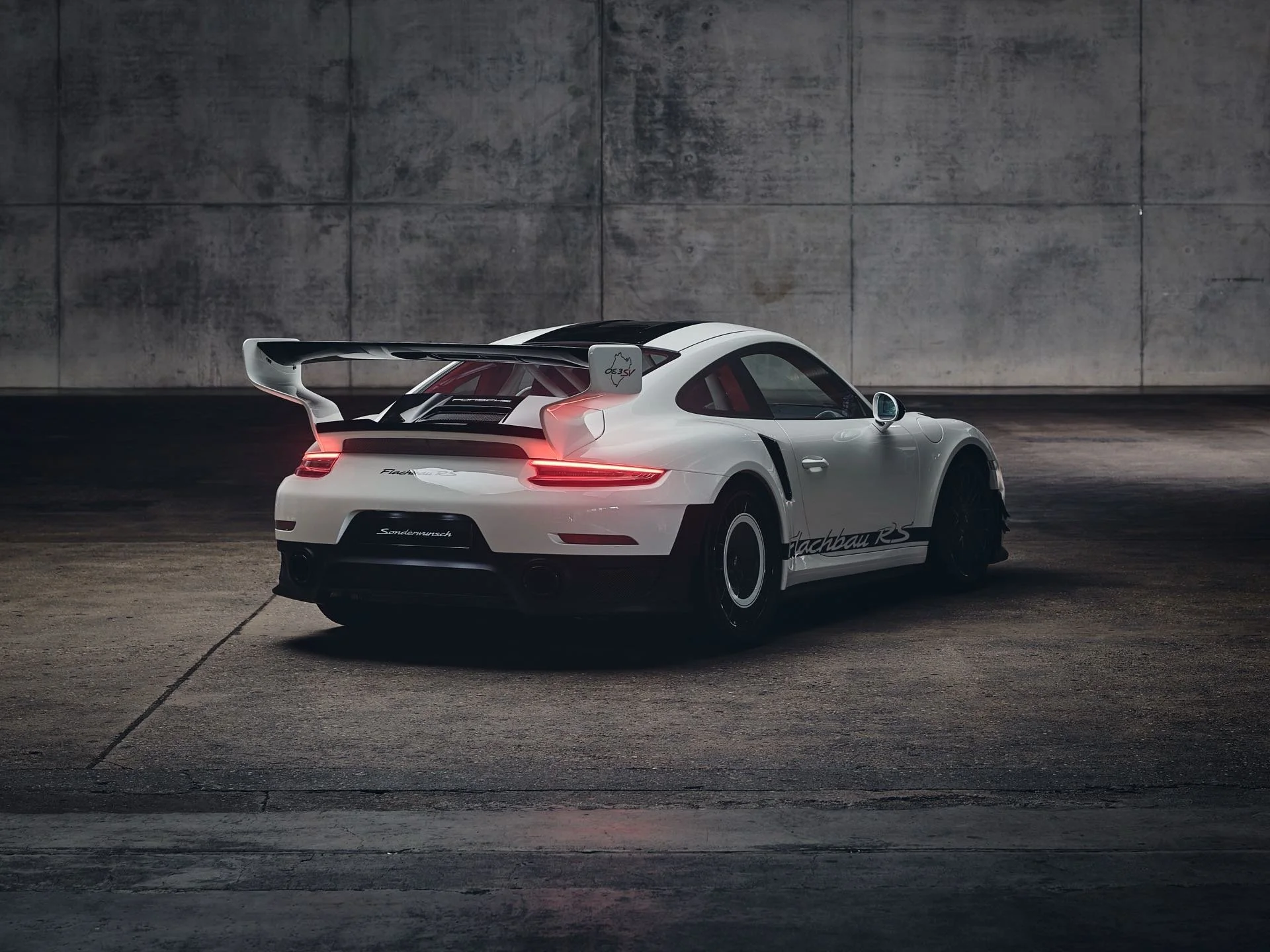 Porsche Flachbau RS Heck