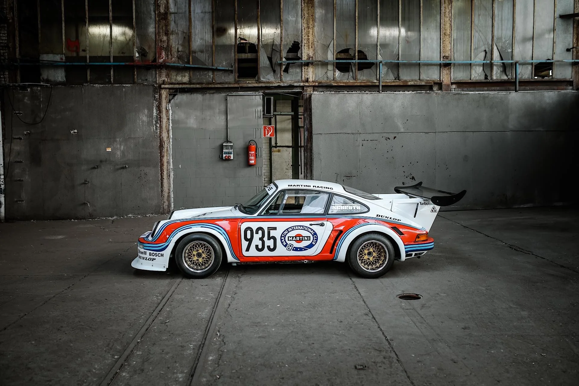 Wandfoto auf Aluminium Porsche 935