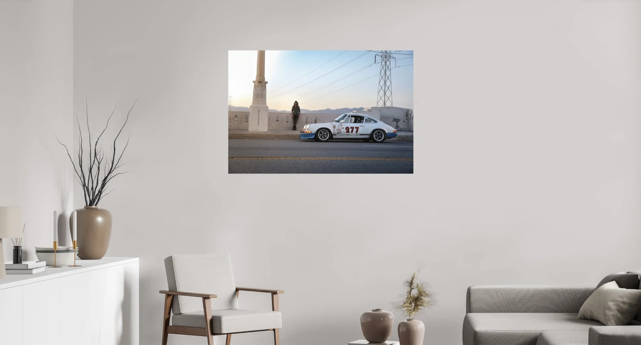 Wandfoto auf Aluminium Porsche 911 277 Outlaw Magnus Walker
