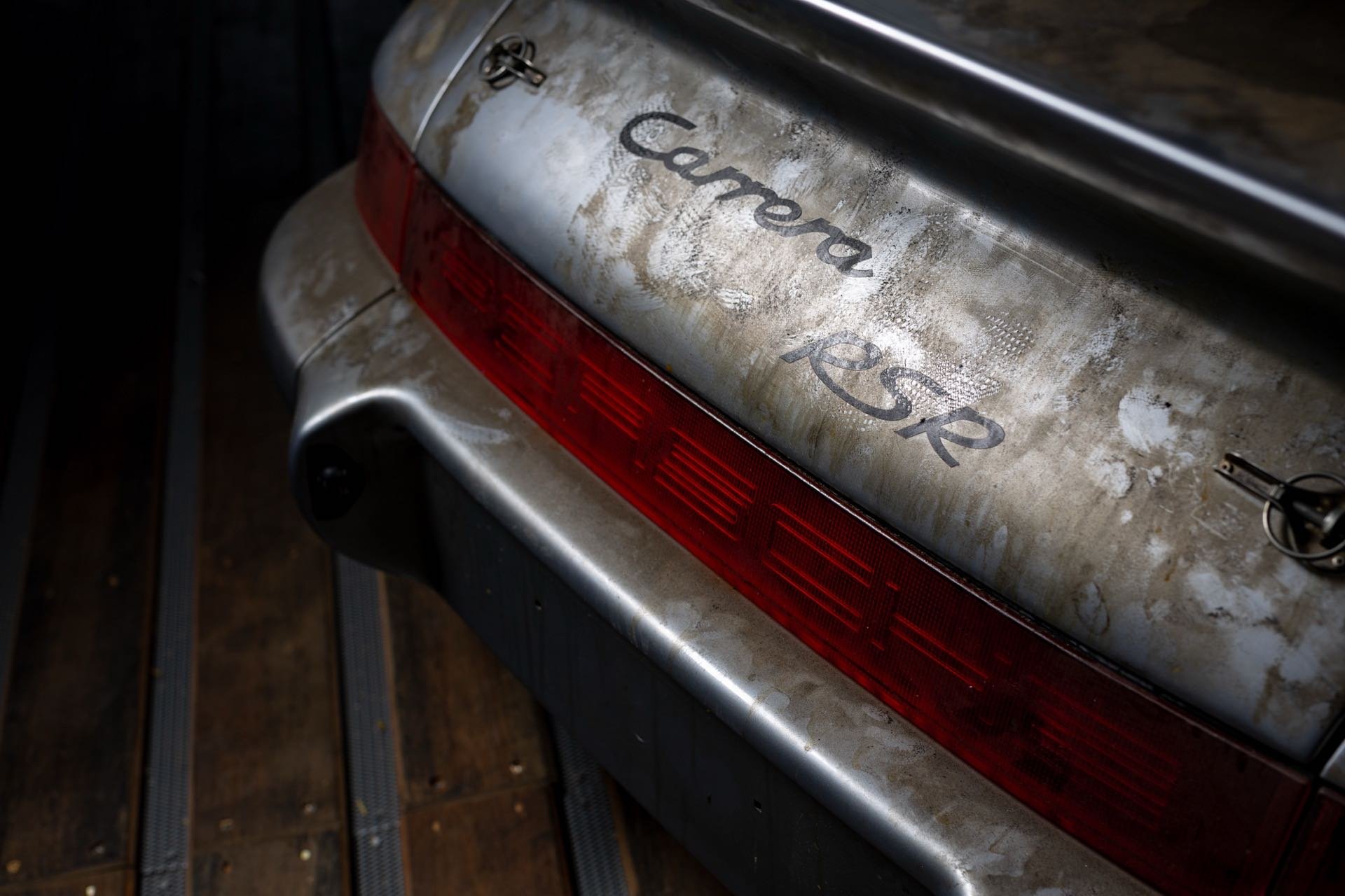 Porsche 911 Carrera RSR 3.8 Straßenversion: Cosmoline-Schutzschicht