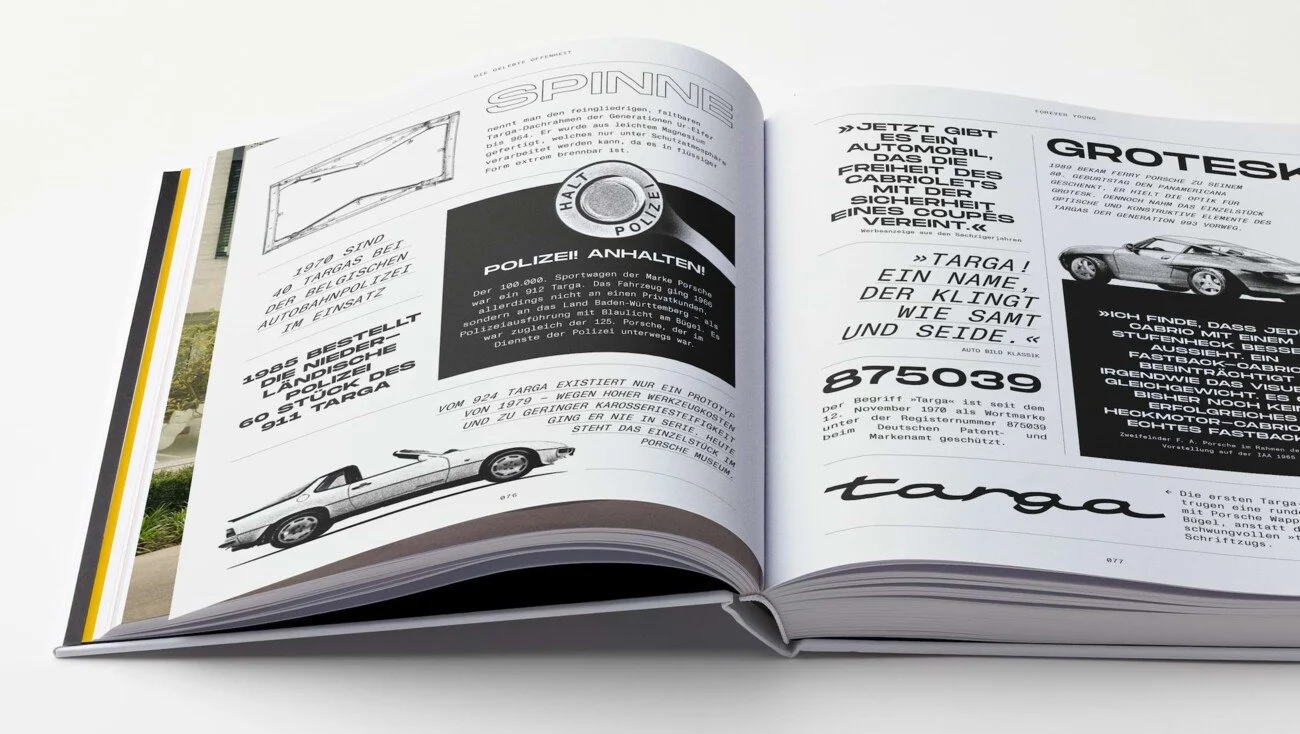 Buch Porsche Targa ramp Seiten