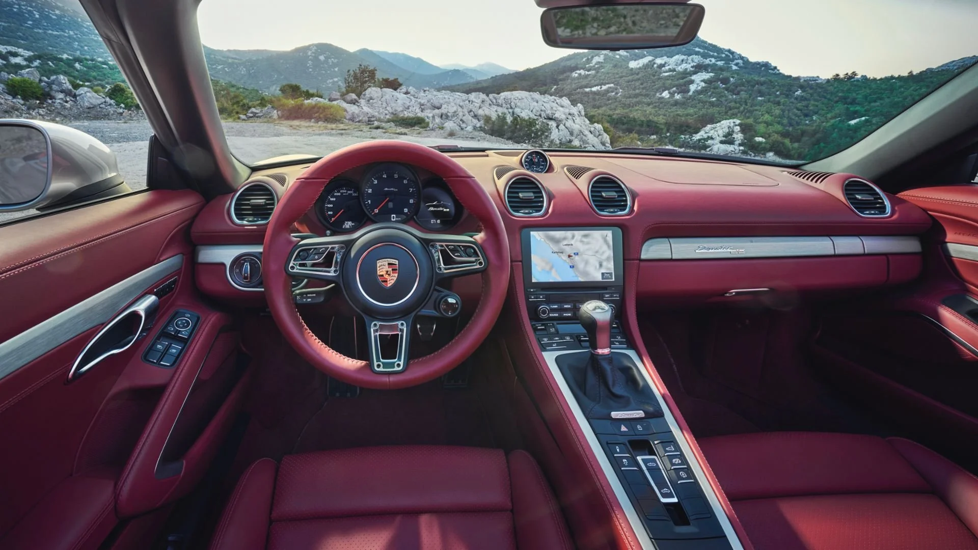 Porsche 718 Boxster 25 Jahre Innenraum