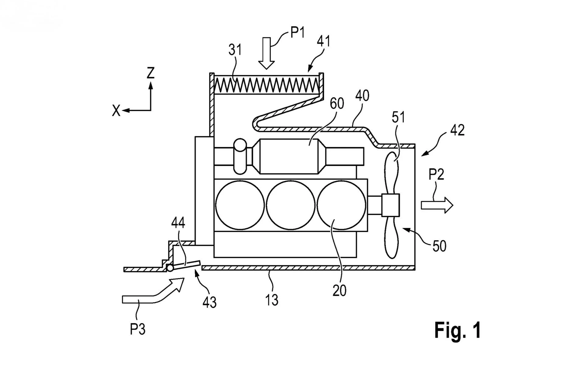 Porsche Patent Wasser- Luftkühlung