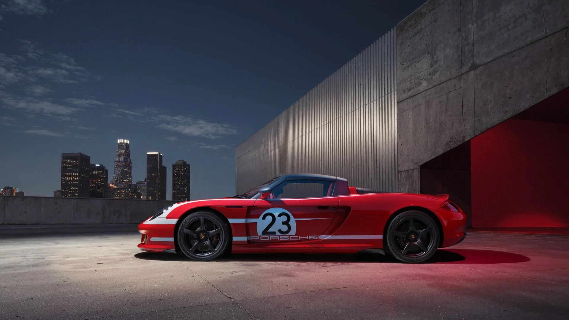 Porsche Carrera GT Salzburg-Design Seite