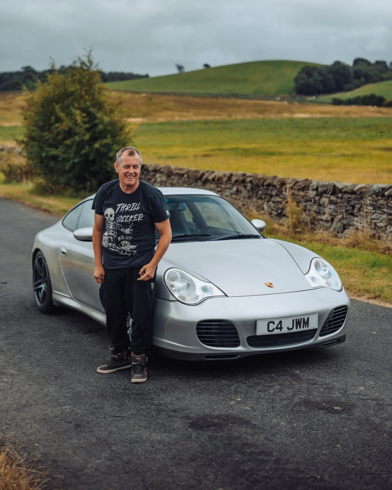 Porsche 996 John McGuinness  Isle of Man hoch