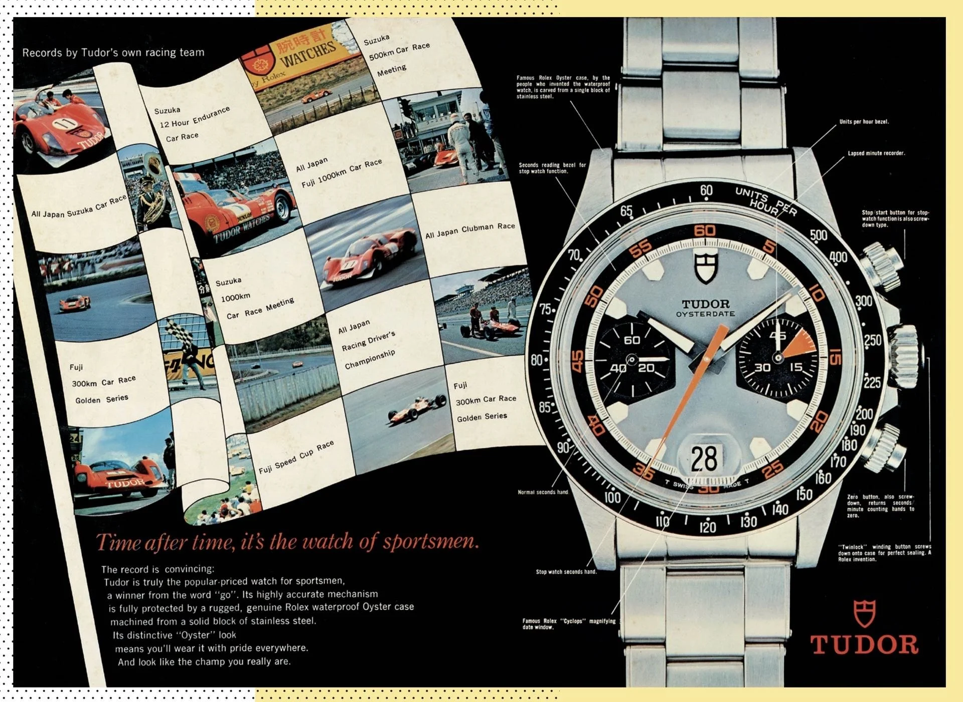 Tudor Chrono Anzeige 1970