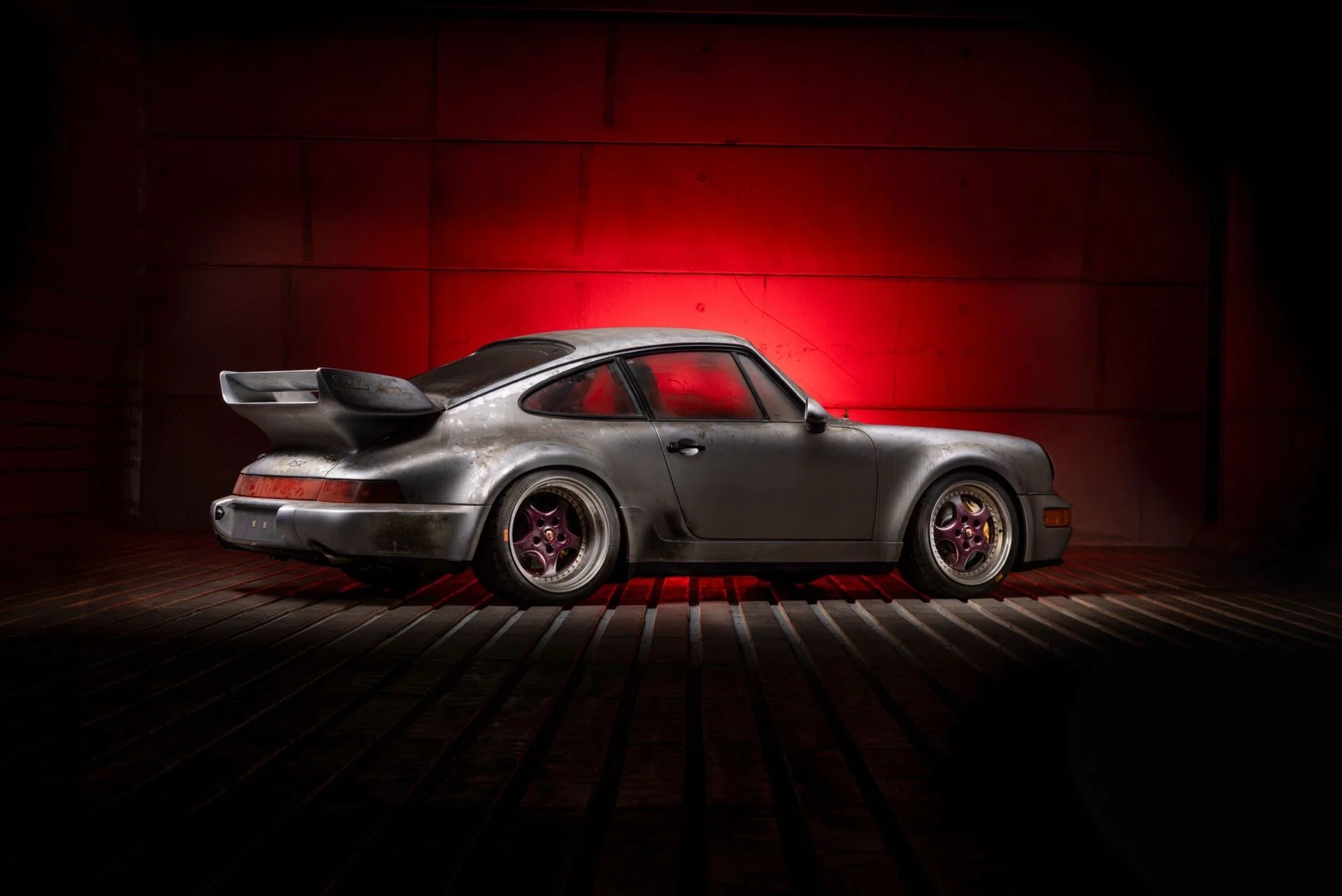Porsche 911 Carrera RSR 3.8 Strassenversion Schräg hinten