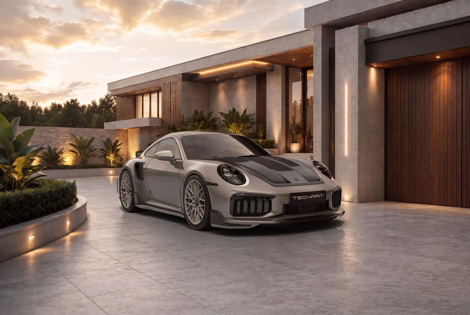Porsche 911 Turbo S Techart 992.2 Front