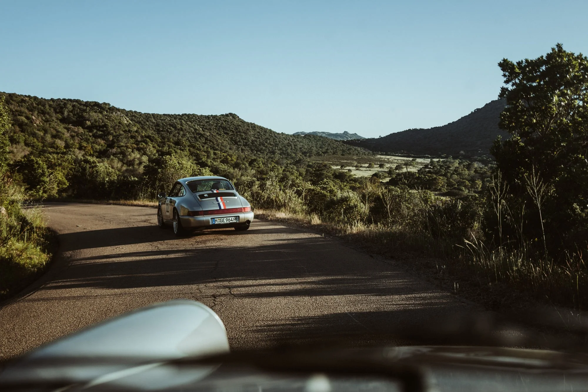 Porsche Korsika Tour Straße