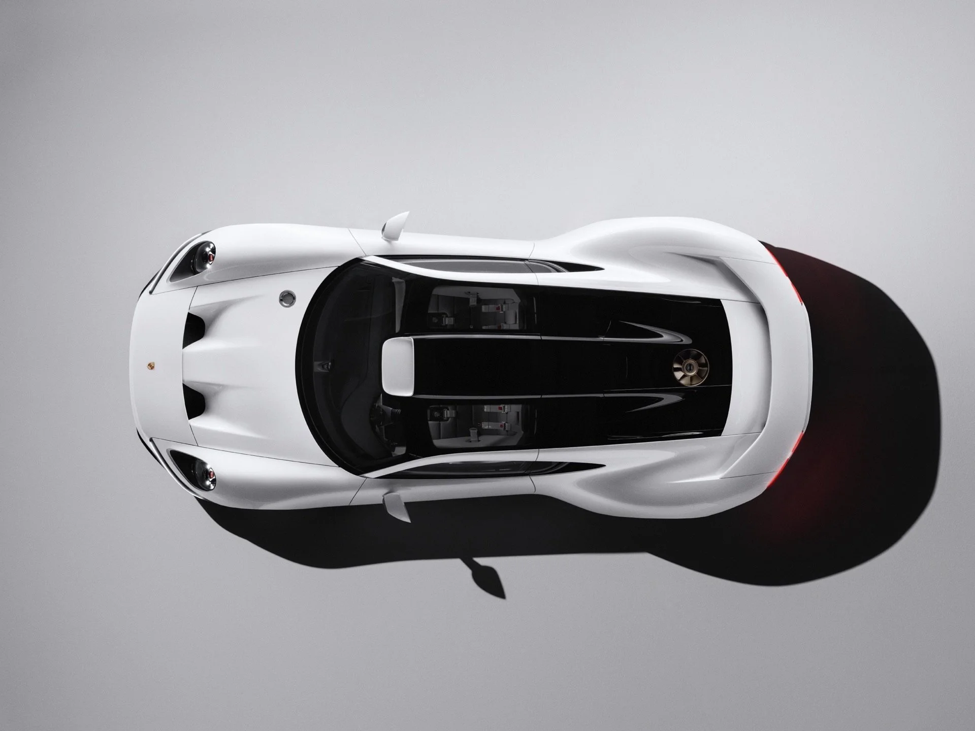 Porsche Mission S Supersportwagen oben