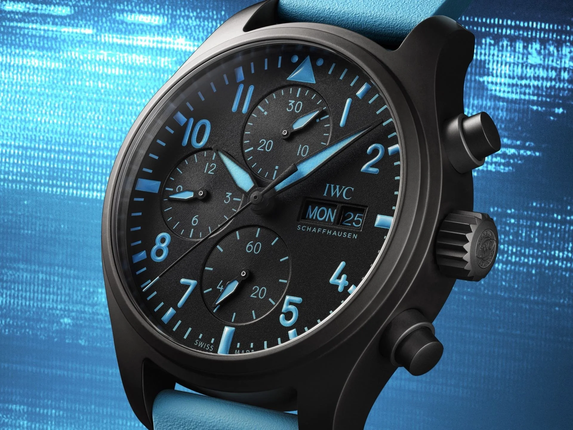 Pilot's Watch Chronograph 41 George Russell Zifferblatt