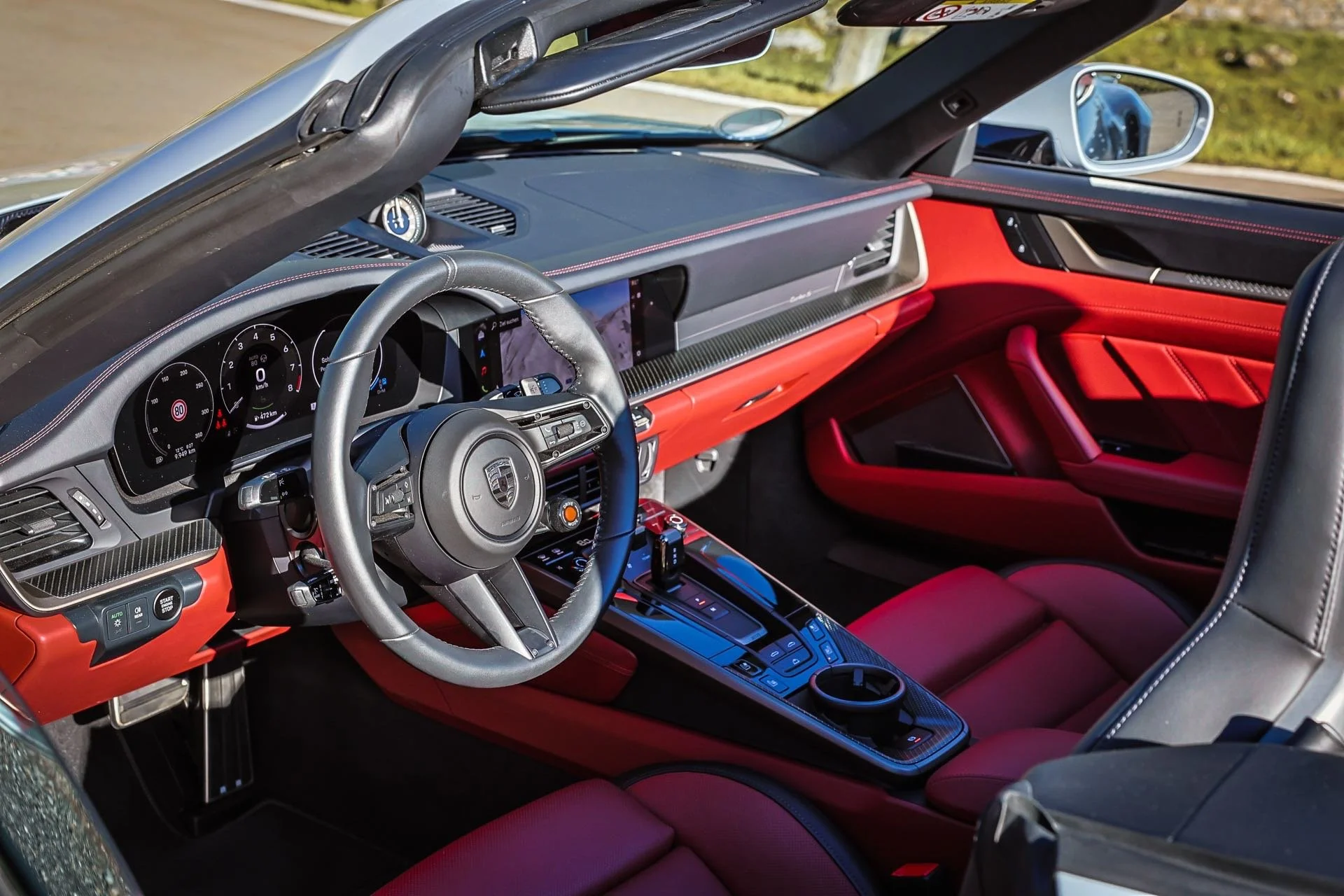 Porsche 911 Turbo S Test Innenraum