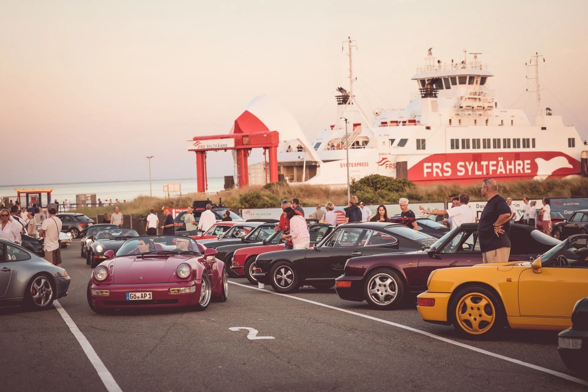 Petro-Surf Festival 2026 Porsche luftgekühlt Ankunft Sylt