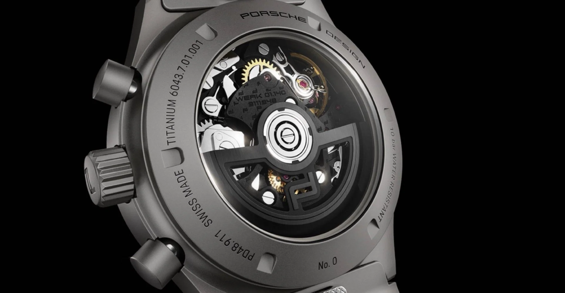 Porsche Design Chronograph 1 All titanium Numbered Edition Werk