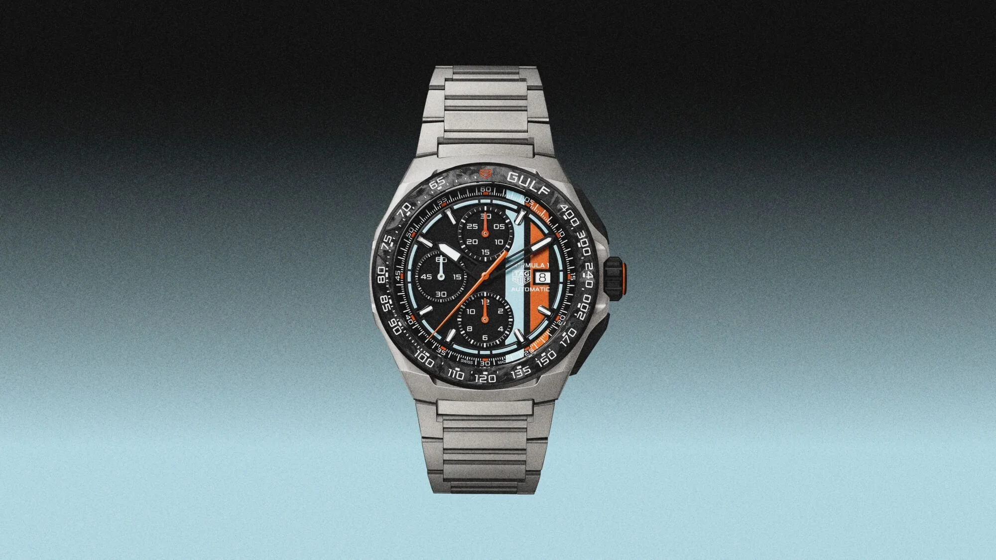 TAG Heuer Formula 1 x Gulf: Die Farben des Porsche 917 am Handgelenk