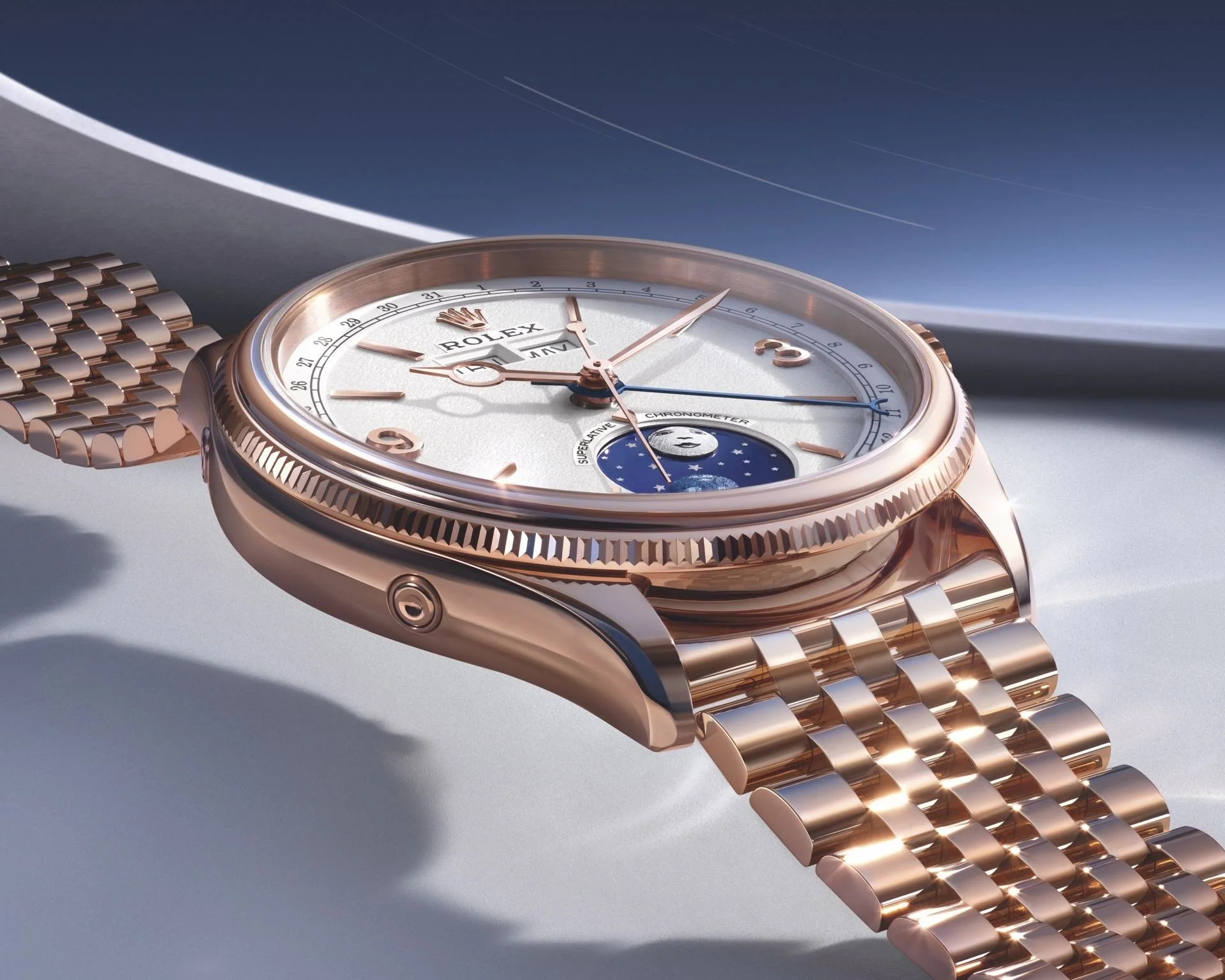 Rolex Perpetual Padellone Everose Settimo-Band