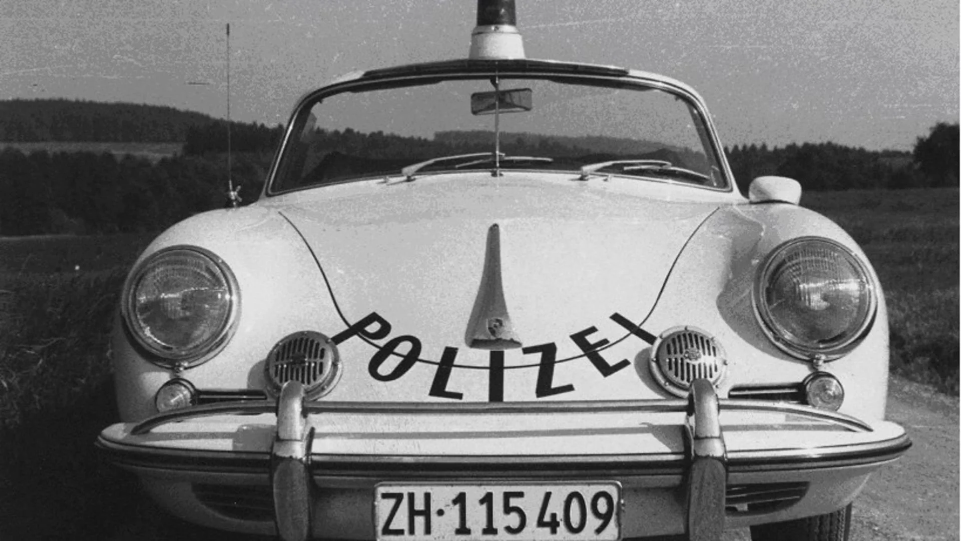 Als die Zürcher Polizei im 356 Cabriolet auf Streife ging
