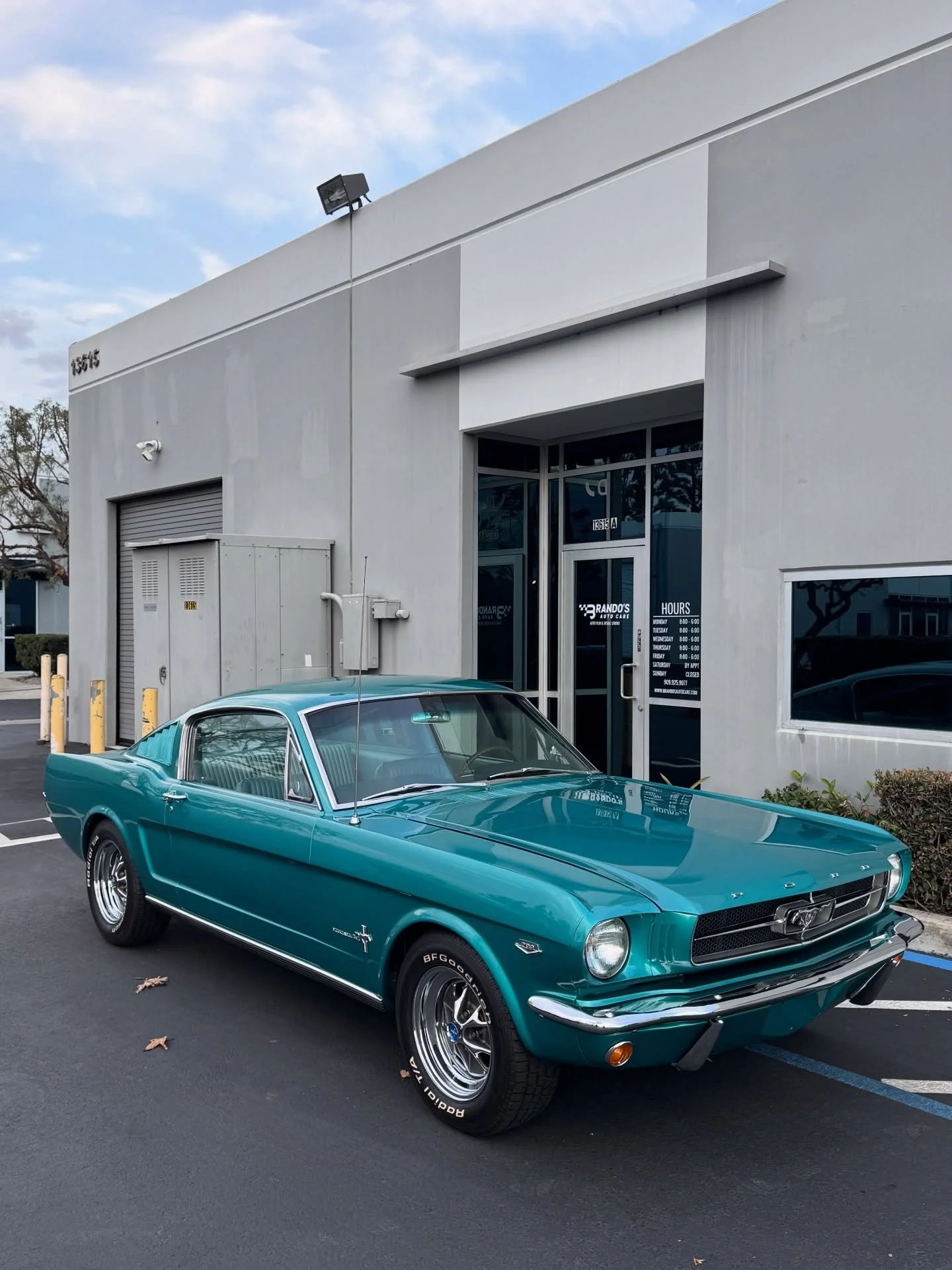 This beautiful 6k mile 65&rsquo; Mustang came in for Full Front + Rocker PPF to protect its paint on its Sunday drives!