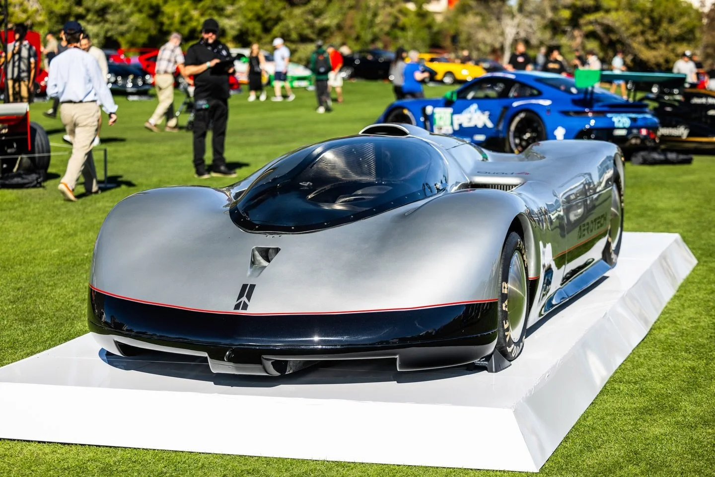 Another private project we helped work on. This Oldsmobile Aerotect came to us with a fairly difficult project. Recreate the original sticker pack from essentially scratch. We had very little to no reference photos and only a few measurements to scal