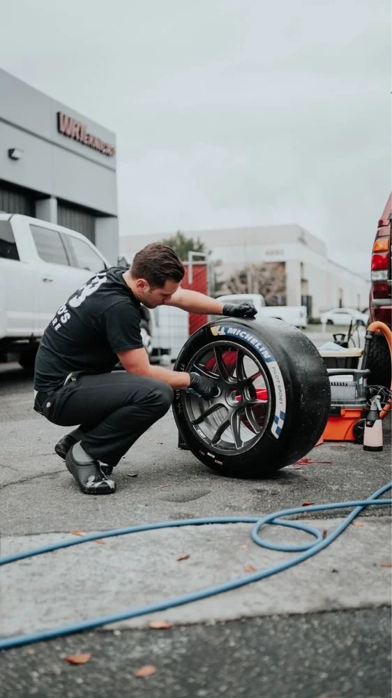 Brando's Auto Care providing trackside support at a racing event