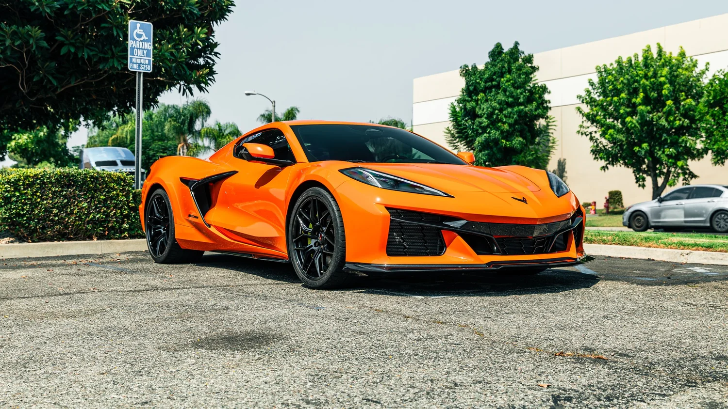 Orange Corvette protected by Brando's Auto Care