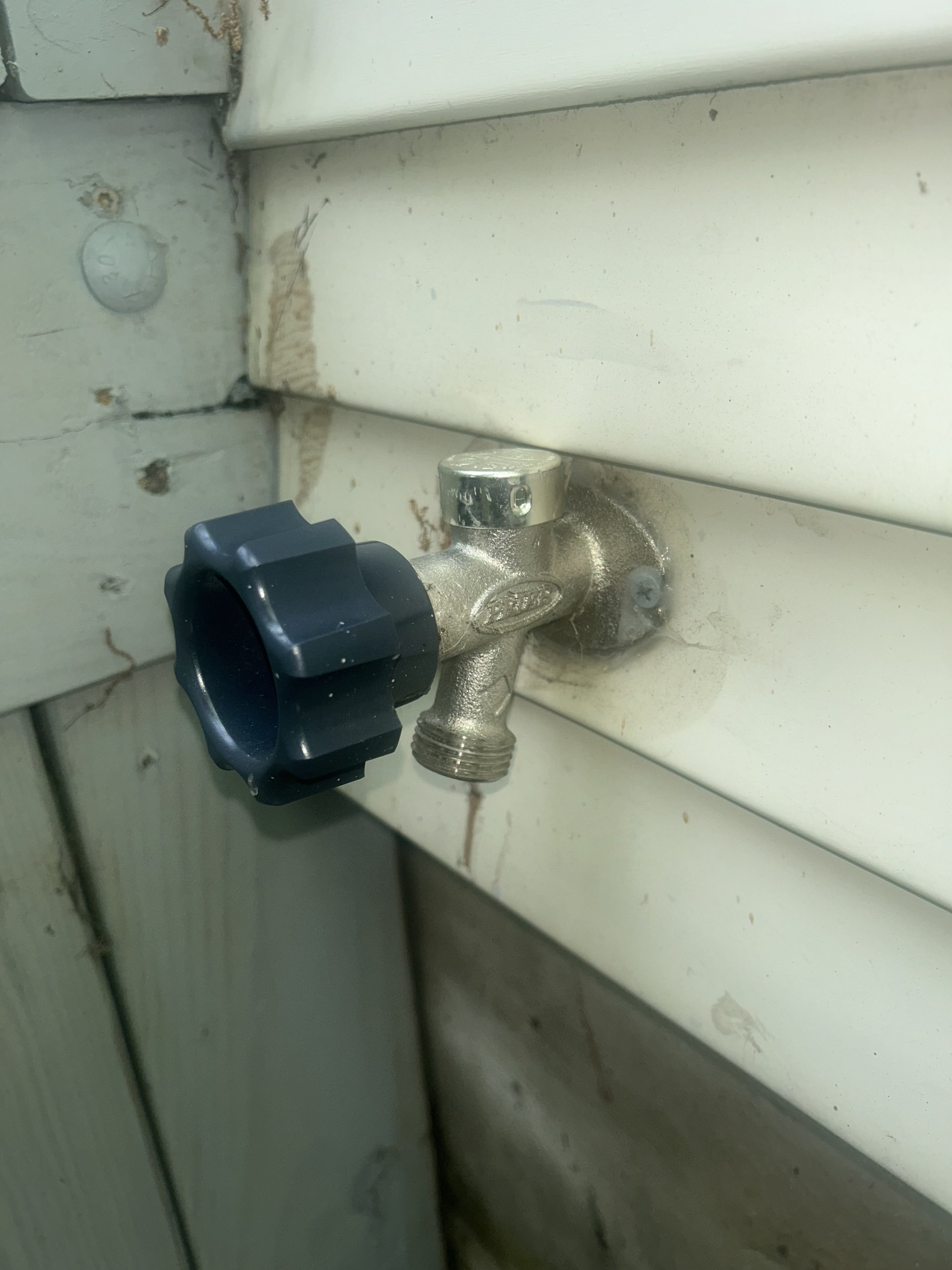 Before Frost proof Hose Bib Installation