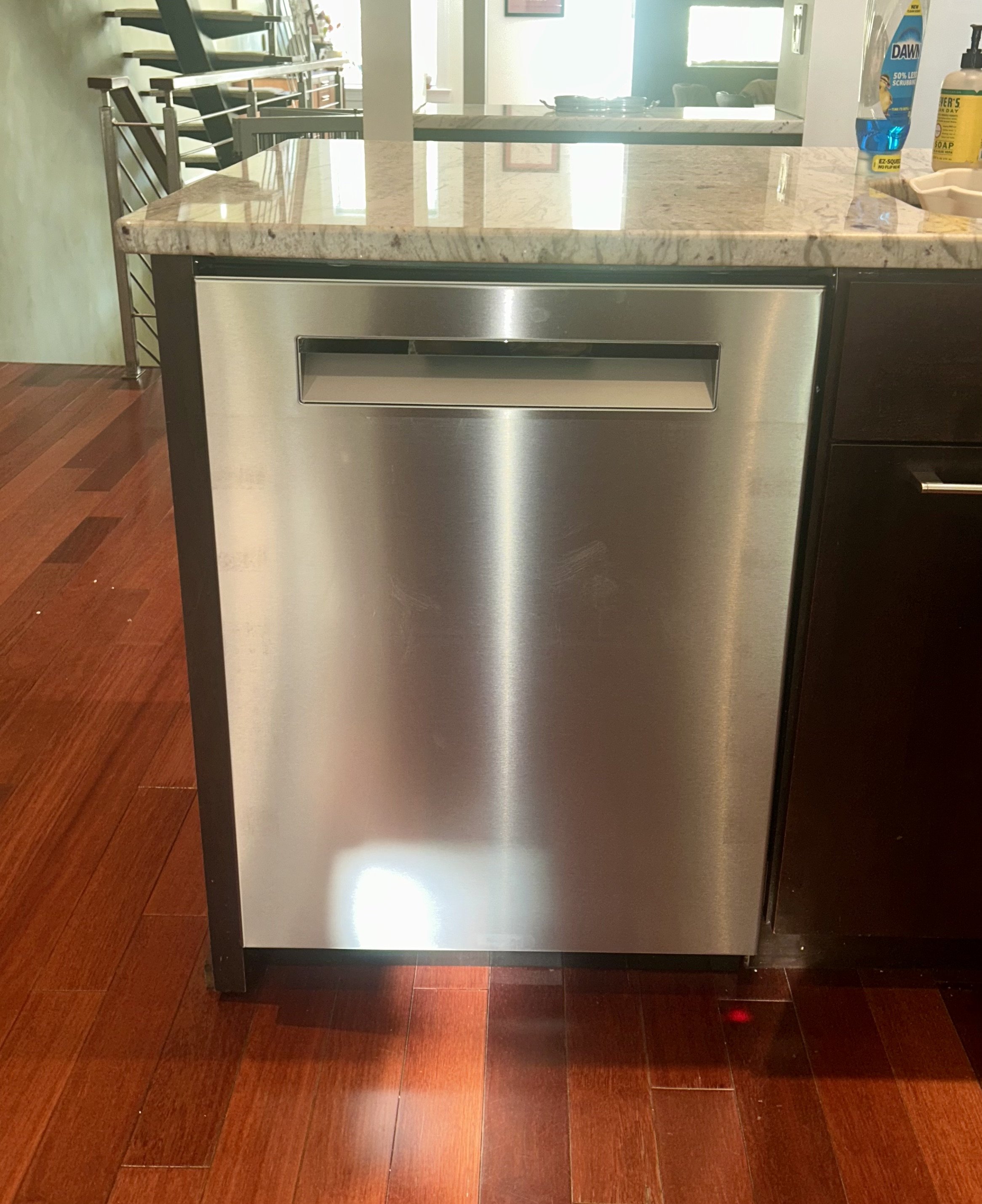After Bosch Stainless Steel Dishwasher Installation