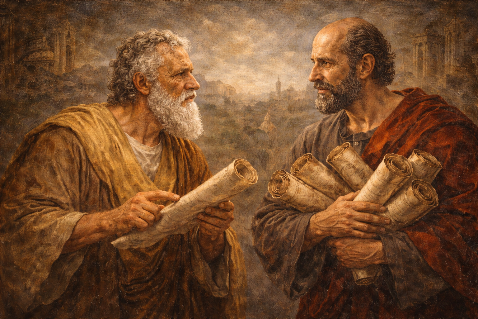 1-е послание Петра и Павел: заимствование, диалог или общее предание