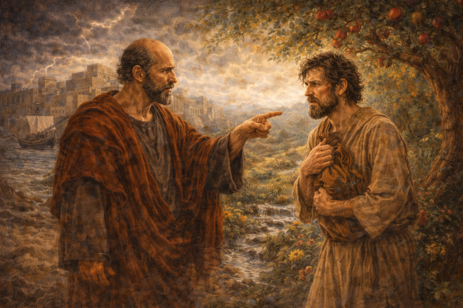 От Эдемского Абсолютизма к Моральной Борьбе: Ответ Апостола Павла Пророку Ионе (Часть 2)