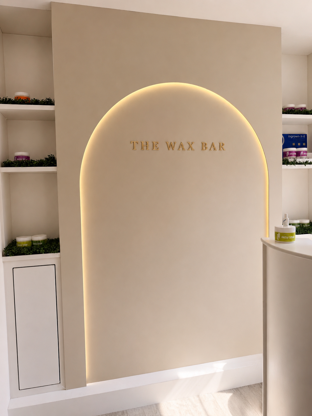 Norwich beauty salon reception area