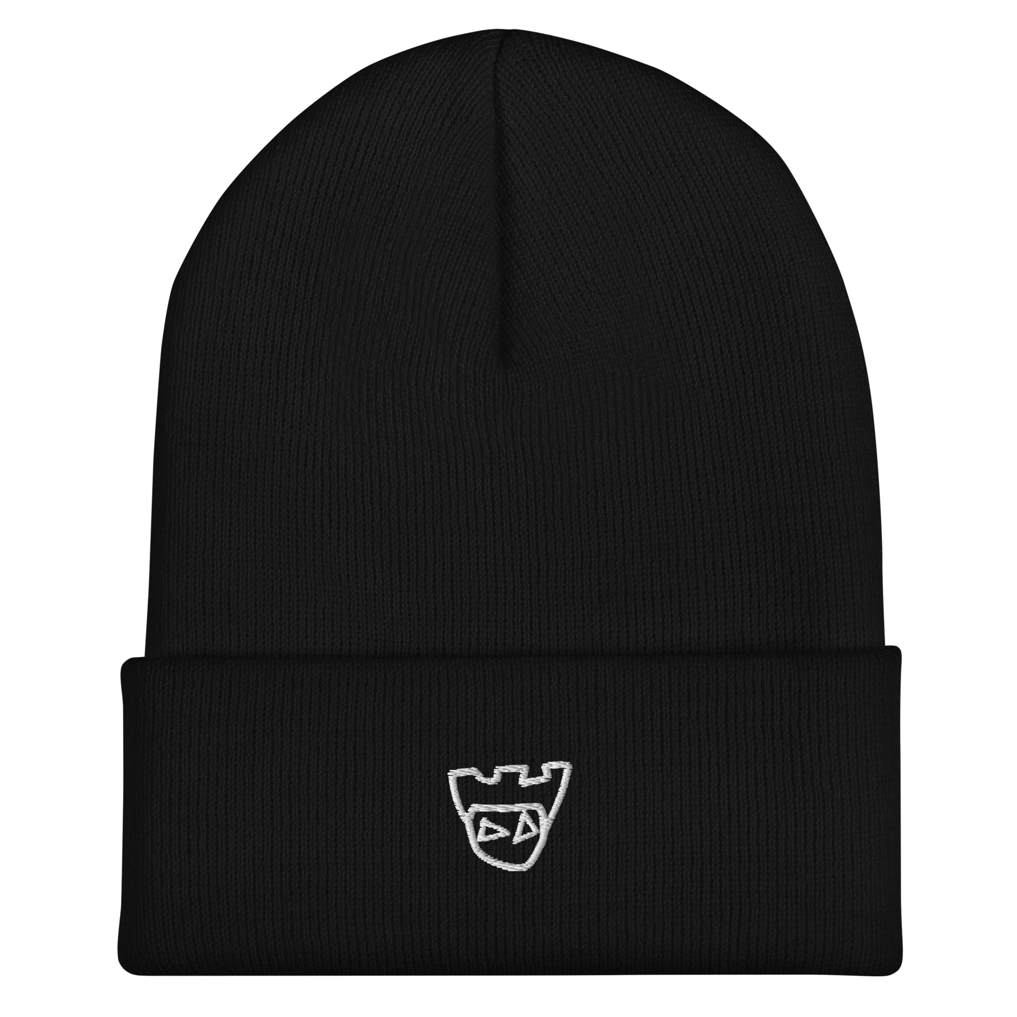 cuffed-beanie-black-front-6990eb236de2c.png